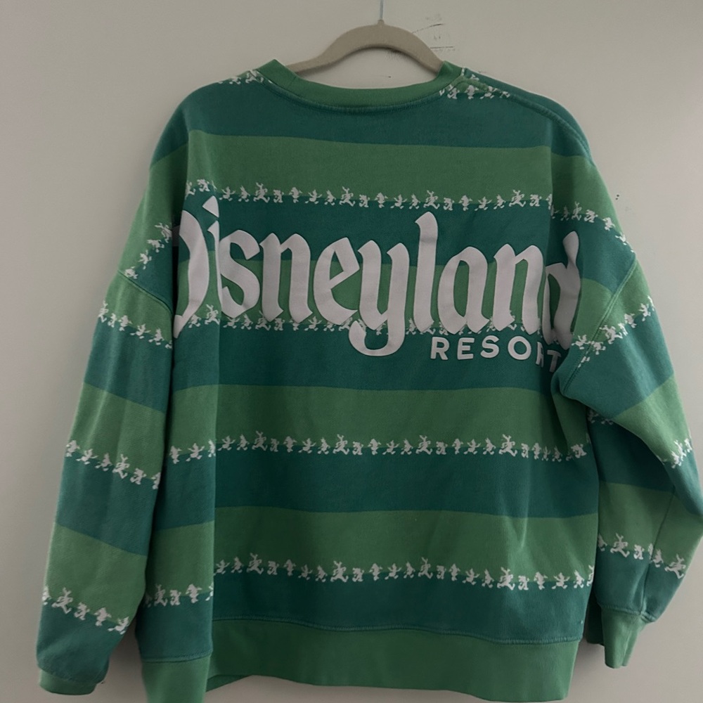 Disney Green Striped Sweater
